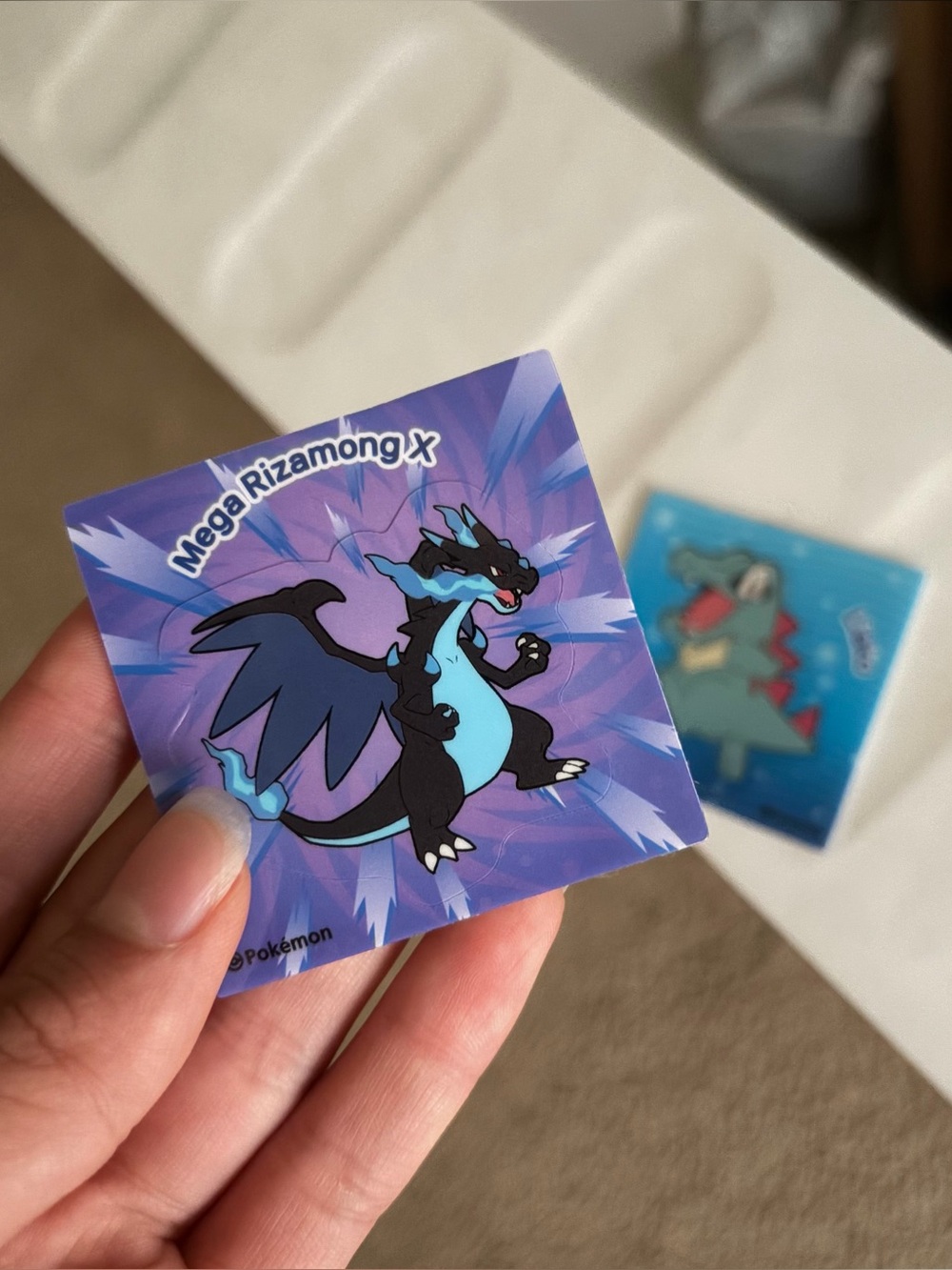 NEW Mega Charizard X foam sticker